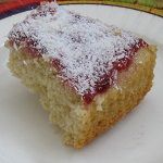 Slow Cooker Coconut Jam Sponge Cake UK Recipe